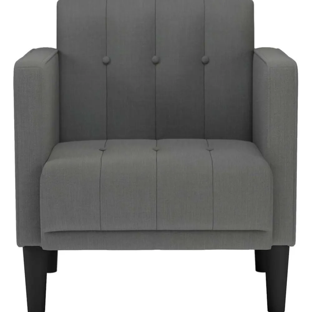 vidaXL Canapé-chaise accoudoirs 53 cm tissu