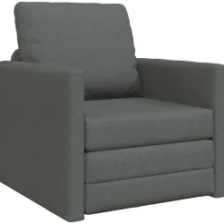 vidaXL Canapé-lit 2 en 1 112x174x55 cm tissu