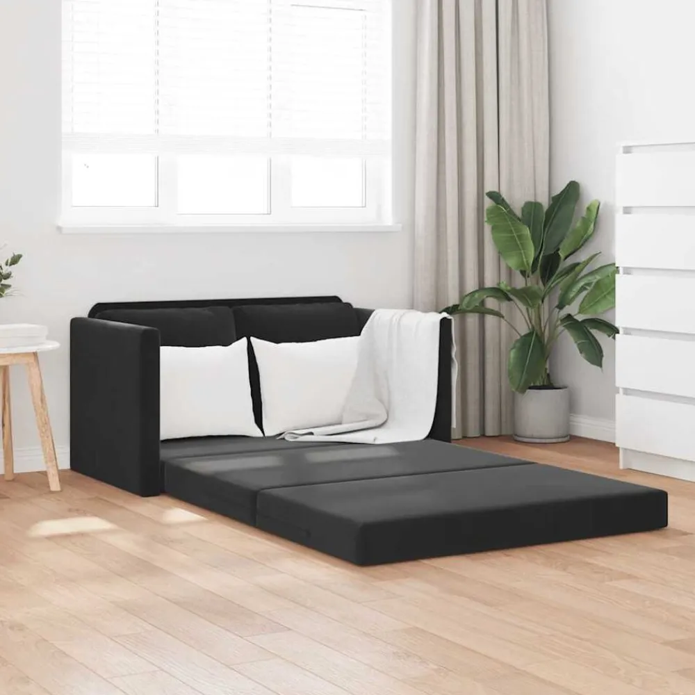 vidaXL Canapé-lit 2 en 1 122x204x55 cm velours