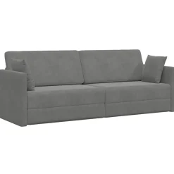 vidaXL Canapé-lit au sol 213 x 70 x 77 cm Velours
