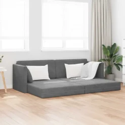 vidaXL Canapé-lit au sol 213 x 70 x 77 cm Velours