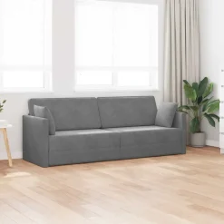 vidaXL Canapé-lit au sol 213 x 70 x 77 cm Velours