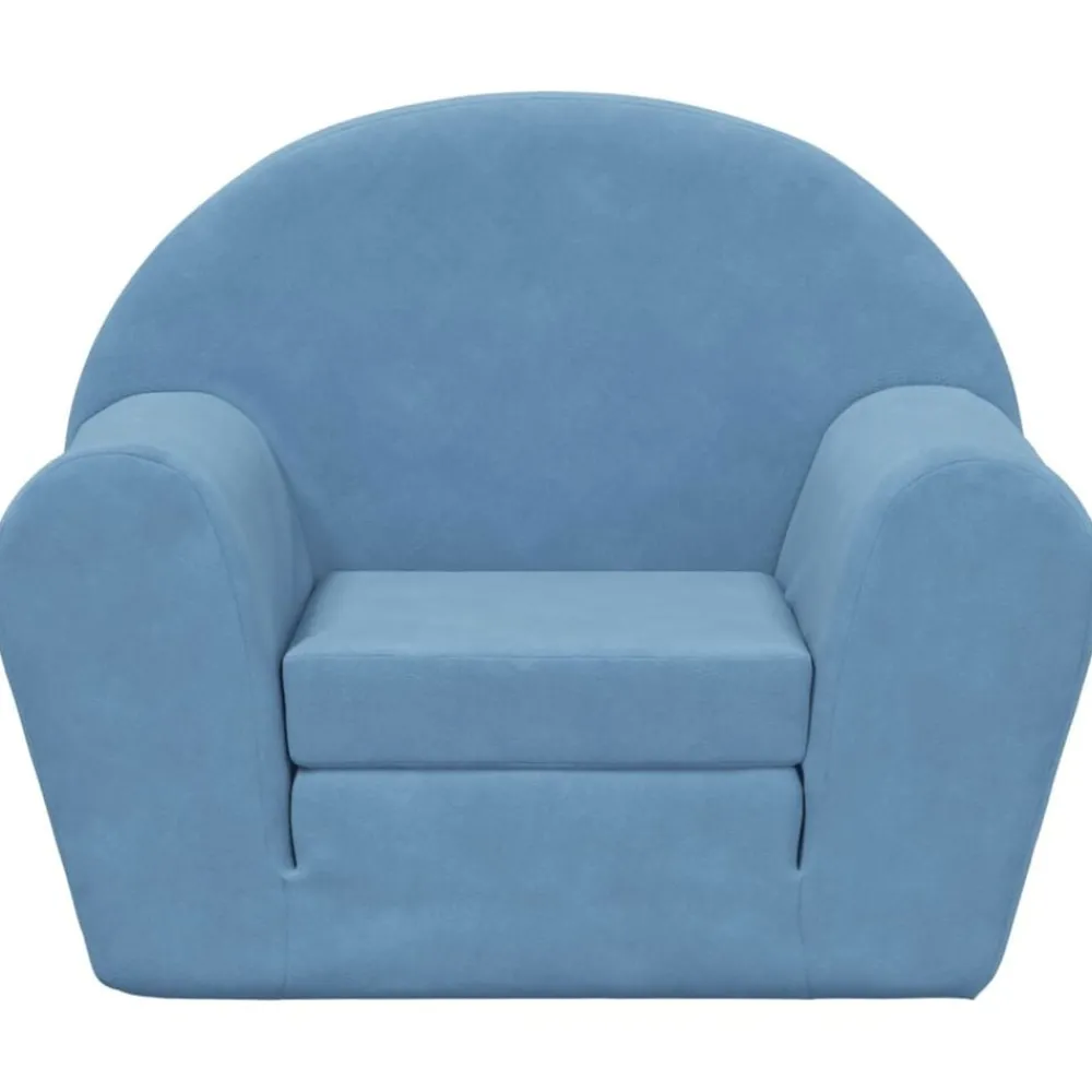 vidaXL Canapé-lit pour enfants peluche douce