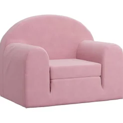 Mobilier Pour Bébés & Tout-Petits-vidaXL Canapé-lit pour enfants peluche douce Rose