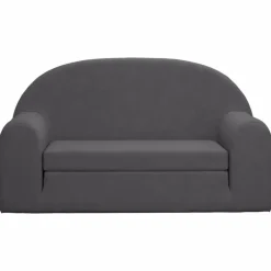 vidaXL Canapé-lit pour enfants 2 places peluche douce