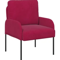 Canapés-vidaXL Canapés avec coussin 55cm Contreplaqué Bordeaux