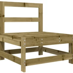 vidaXL Canapés centraux de jardin 2 pcs