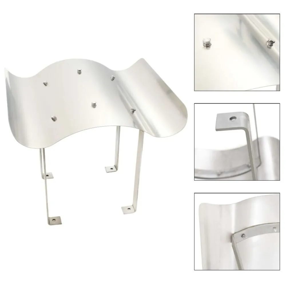Accessoires Pour Cheminées & Poêles À Bois-vidaXL Capot de cheminée Acier inoxydable 40 x 40 x 36 cm