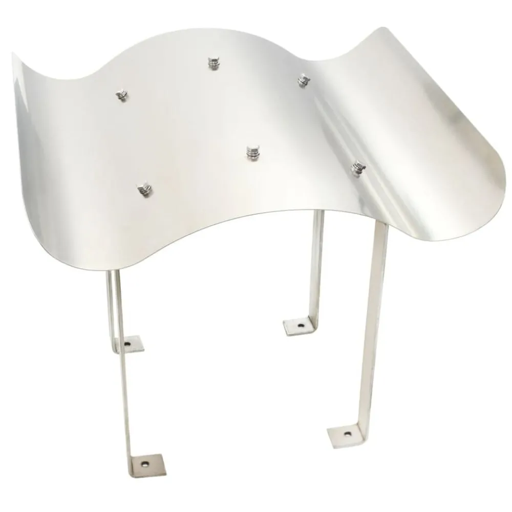 Accessoires Pour Cheminées & Poêles À Bois-vidaXL Capot de cheminée Acier inoxydable 40 x 40 x 36 cm
