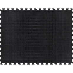 Entraînement & Fitness-vidaXL Carreau de sol en caoutchouc noir 12 mm 90x120 cm