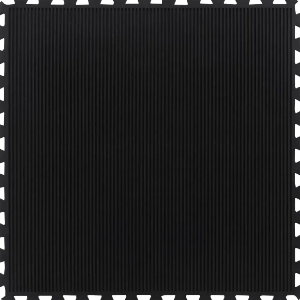 Entraînement & Fitness-vidaXL Carreau de sol en caoutchouc noir 12 mm 100x100 cm