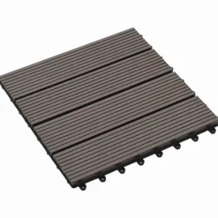 vidaXL Carreau de terrasse 11 pcs 30 x 30 cm WPC