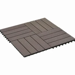 vidaXL Carreau de terrasse 11 pcs 30 x 30 cm WPC