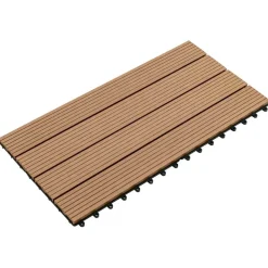 vidaXL Carreau de terrasse 6 pcs 60 x 30 cm WPC