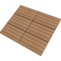 vidaXL Carreau de terrasse 6 pcs 60 x 30 cm WPC