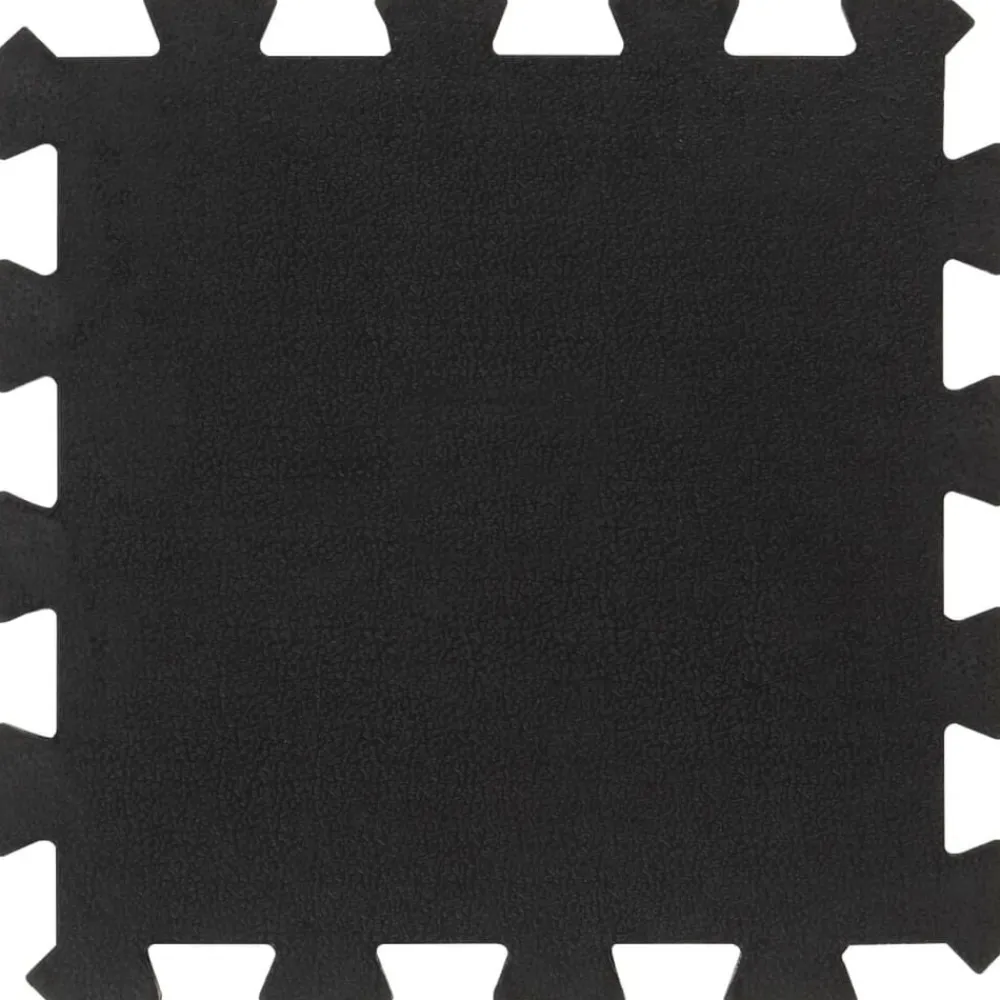 Entraînement & Fitness-vidaXL Carreaux de sol caoutchouc 16 pcs noir 16 mm 30x30 cm