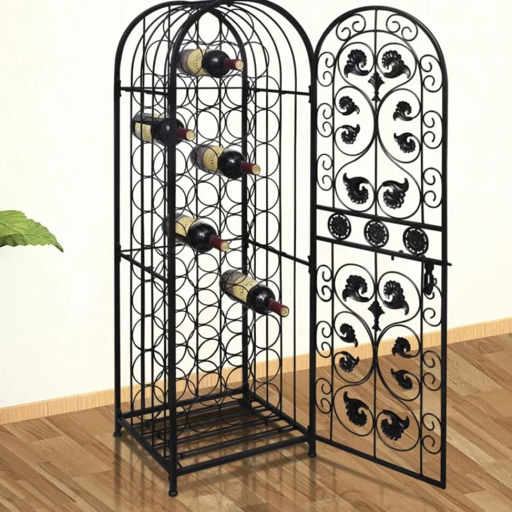Armoires & Meubles De Rangement-vidaXL Casier à bouteilles pour 45 bouteilles Métal