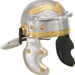 Arts & Loisirs-vidaXL Casque de soldat romain antique pour GN Argenté Acier