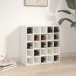 vidaXL Cave à vin 56x25x56 cm Bois massif Pin