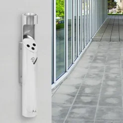 Accessoires Pour Fumeurs-vidaXL Cendrier à fixation murale Acier inoxydable