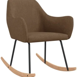 vidaXL Chaise à bascule Tissu