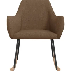 vidaXL Chaise à bascule Tissu