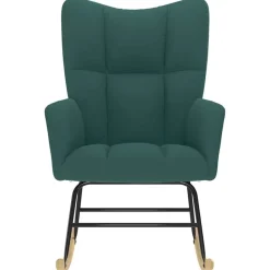 vidaXL Chaise à bascule Tissu