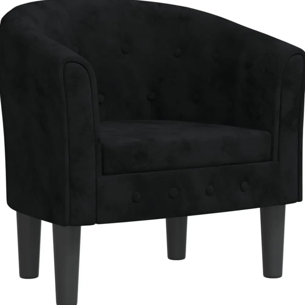vidaXL Chaise cabriolet velours