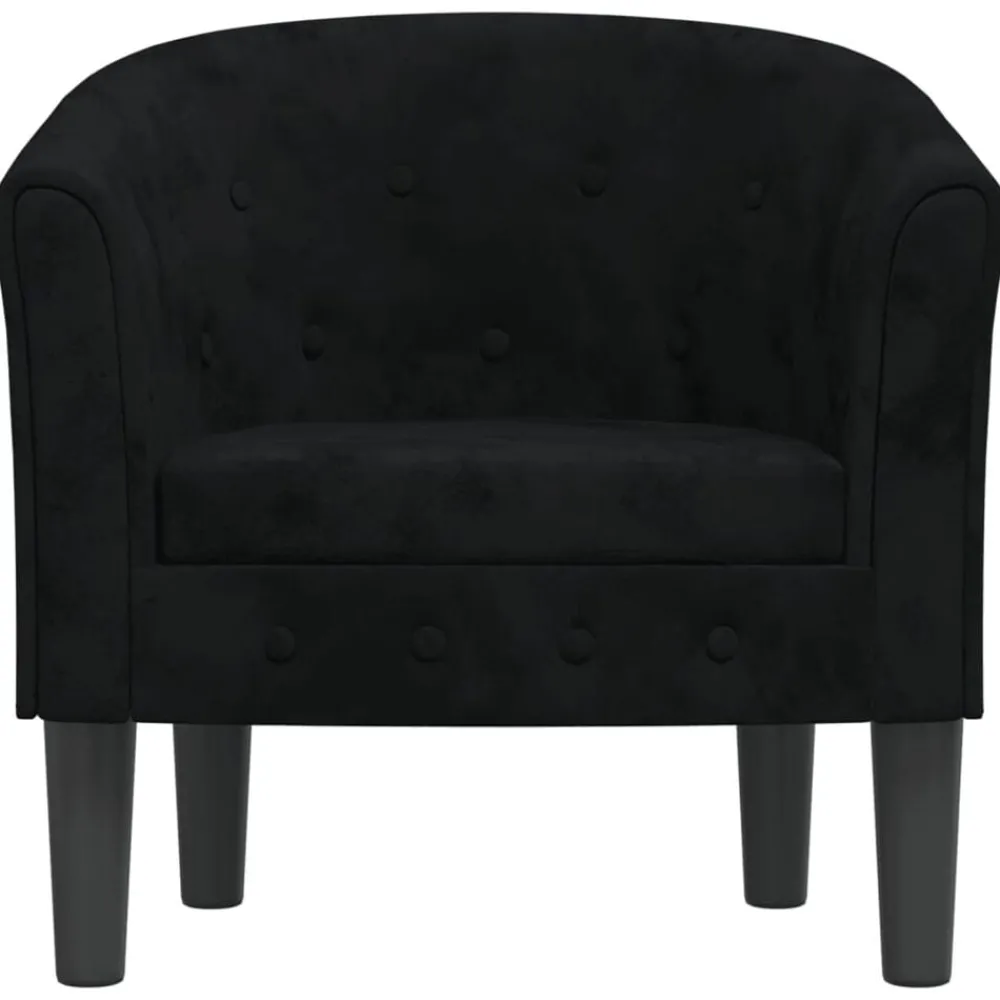 vidaXL Chaise cabriolet velours