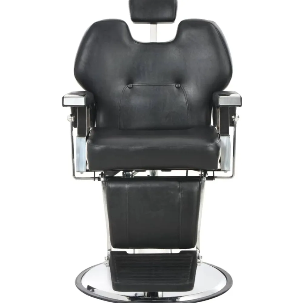 vidaXL Chaise de barbier Noir 72x68x98 cm Similicuir