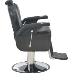 vidaXL Chaise de barbier Noir 72x68x98 cm Similicuir