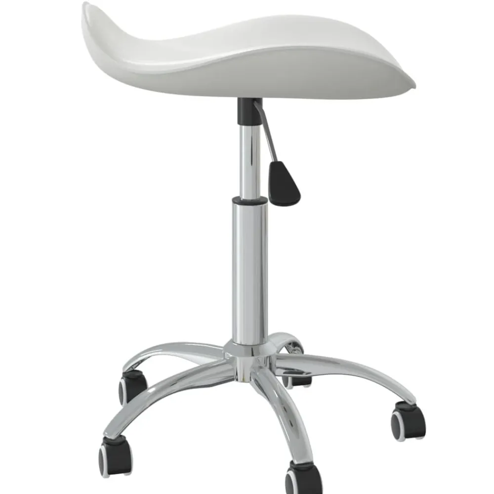 Meubles De Bureau-vidaXL Chaise de bureau Similicuir Blanc