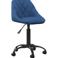 Meubles De Bureau-vidaXL Chaise de bureau Velours Bleu