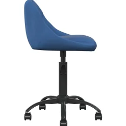 Meubles De Bureau-vidaXL Chaise de bureau Velours Bleu