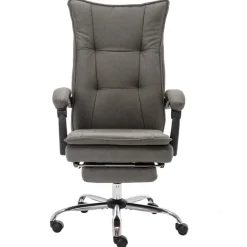 vidaXL Chaise de bureau de massage Tissu