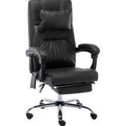 Meubles De Bureau-vidaXL Chaise de bureau de massage Similicuir Noir