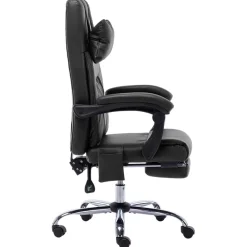 Meubles De Bureau-vidaXL Chaise de bureau de massage Similicuir Noir
