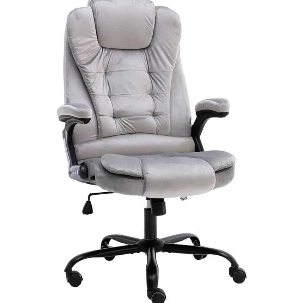 vidaXL Chaise de bureau Velours