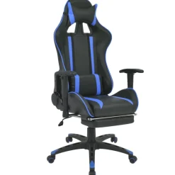 vidaXL Chaise de bureau inclinable avec repose-pied