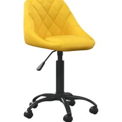 vidaXL Chaise de bureau Velours
