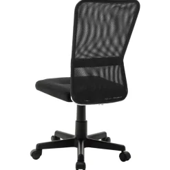 Meubles De Bureau-vidaXL Chaise de bureau 44x52x100 cm Tissu en maille Noir