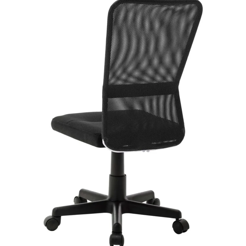 Meubles De Bureau-vidaXL Chaise de bureau 44x52x100 cm Tissu en maille Noir