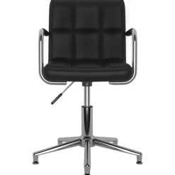Meubles De Bureau-vidaXL Chaise de bureau pivotante Similicuir Noir