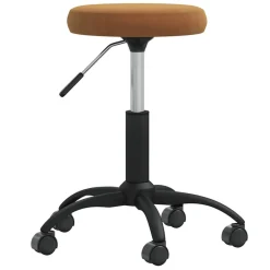 vidaXL Chaise de bureau pivotante velours