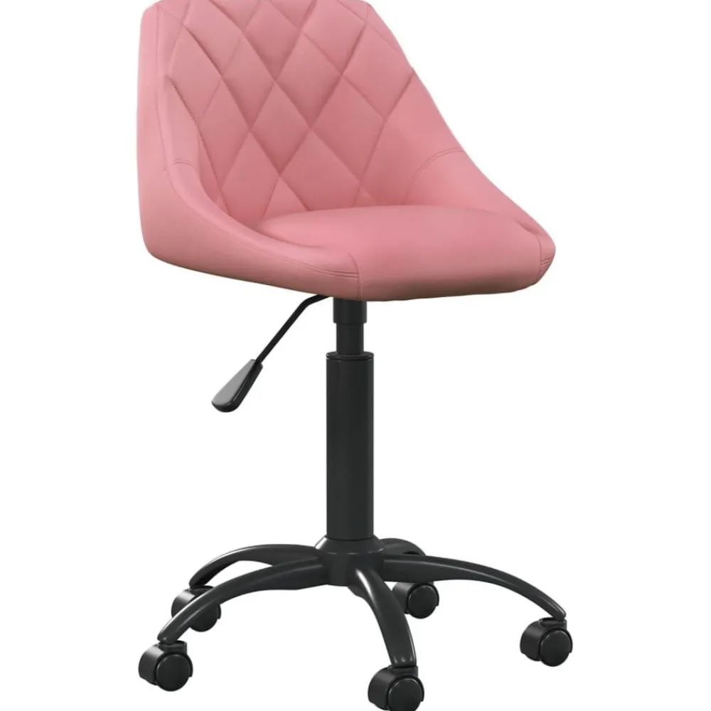 Meubles De Bureau-vidaXL Chaise de bureau Velours Rose