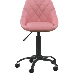 Meubles De Bureau-vidaXL Chaise de bureau Velours Rose