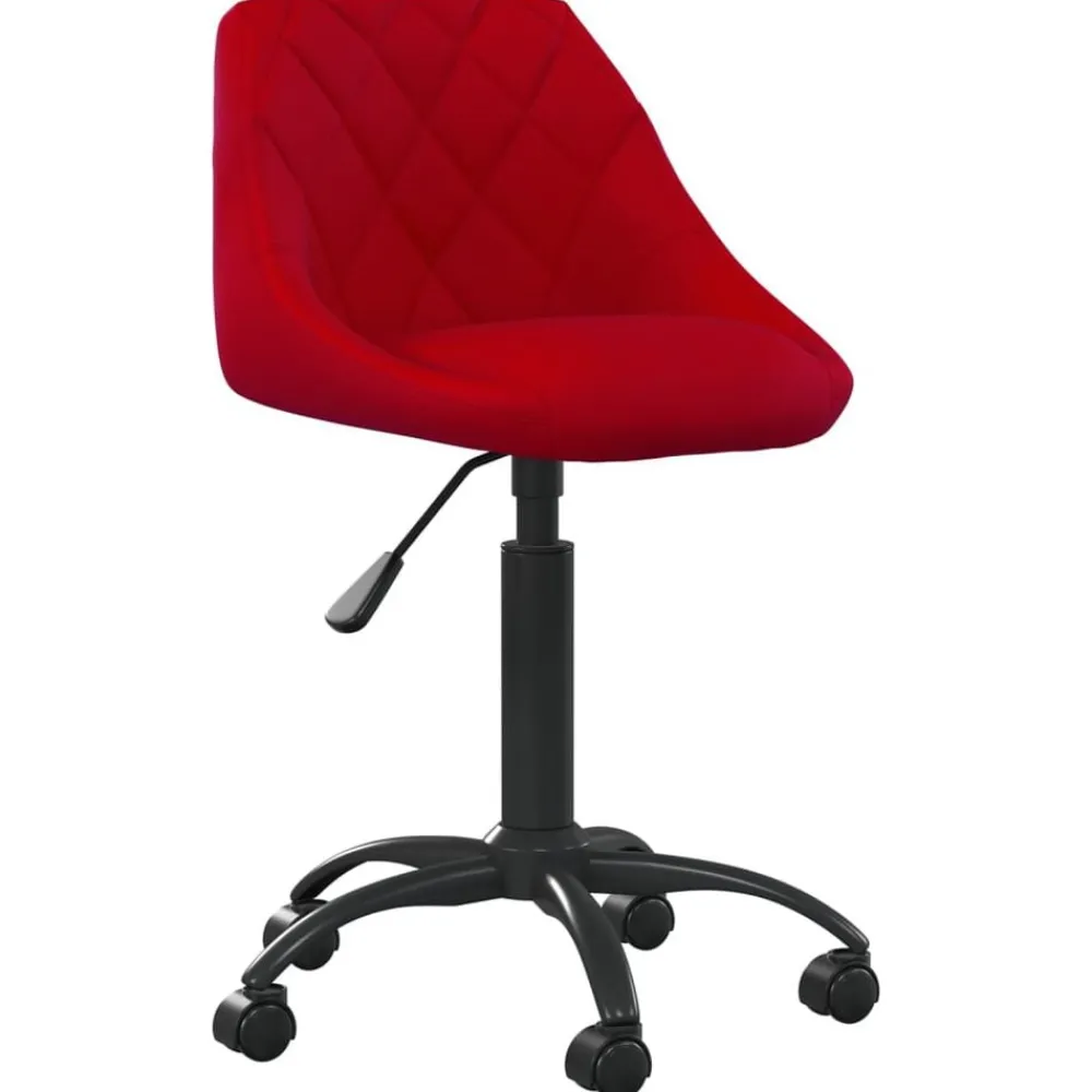 vidaXL Chaise de bureau Velours