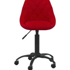 vidaXL Chaise de bureau Velours