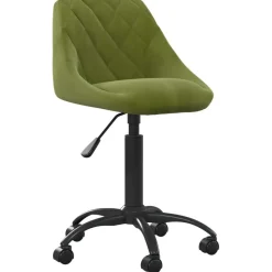 vidaXL Chaise de bureau Velours