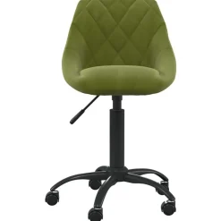 vidaXL Chaise de bureau Velours